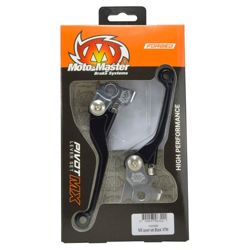 Moto-Master Kawasaki Black MX Pivot Brake & Clutch Lever Set (MM-0101352)