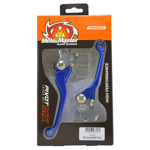 Moto-Master Yamaha Blue MX Pivot Brake & Clutch Lever Set (MM-0101384)