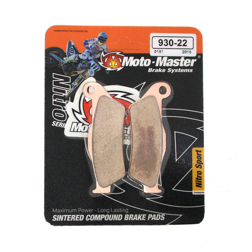 Moto-Master KTM Nitro Sport Front Brake Pads 530 XCF-W Champion Edition 2010