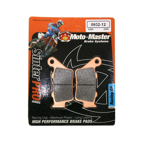 Moto-Master Gas Gas SinterPro Racing GP Rear Brake Pads (MM-093212)