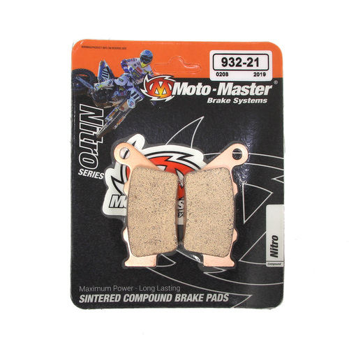 Moto-Master Alfer Nitro Rear Brake Pads (MM-093221)