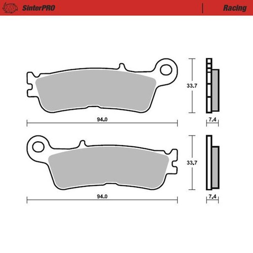 Moto-Master Yamaha SinterPro Racing Front Brake Pads (MM-099811)