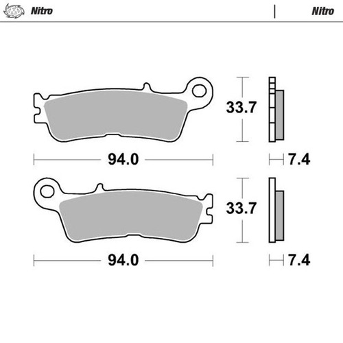 Moto-Master Yamaha Nitro Front Brake Pads (MM-099821)