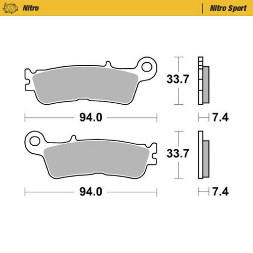 Moto-Master Yamaha Nitro Sport Front Brake Pads (MM-099822)