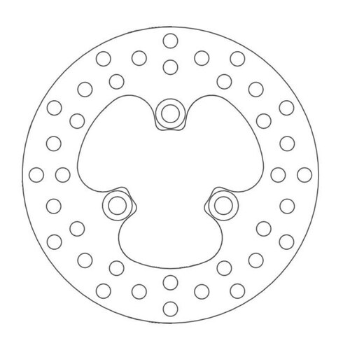 Moto-Master Honda Left Front Round Series Disc TRX 250 2014