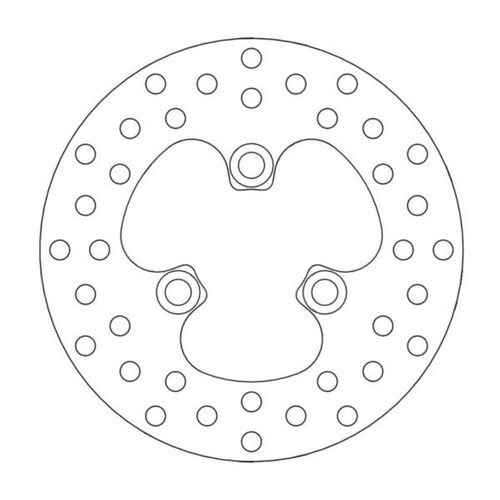 Moto-Master Kawasaki Left Front Round Series Disc KFX 400 2003-2006