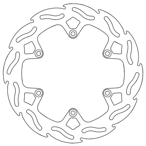 Moto-Master Husqvarna Rear Flame Series Disc (MM-110218)