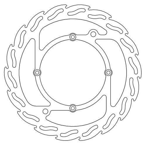 Moto-Master Husqvarna Front Flame Series Disc (MM-110259)