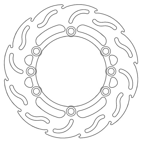Moto-Master Husqvarna Rear Flame Series Disc (MM-110261)
