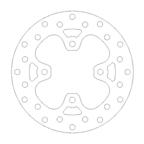 Moto-Master KTM Left Front Round Series Disc (MM-110334)