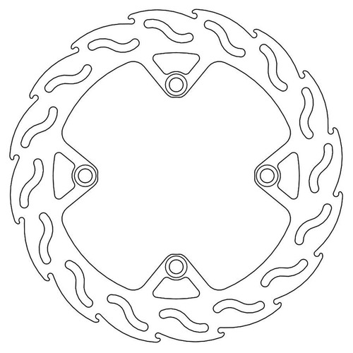 Moto-Master Husqvarna Rear Flame Series Disc (MM-110391)