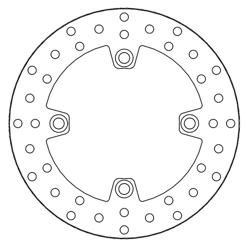 Moto-Master Honda Streetbike Rear Halo Fixed Disc NX 650 1988-1992