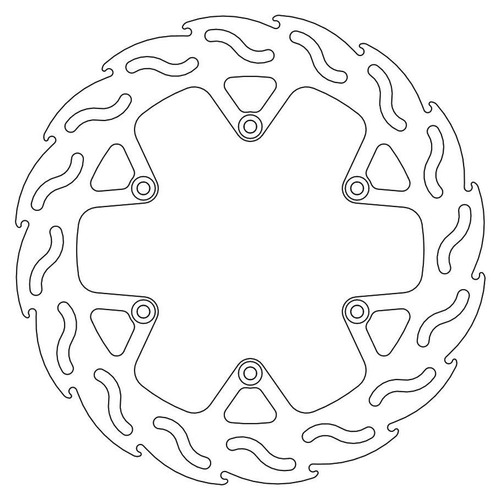 Moto-Master Husqvarna Rear Flame Series Disc (MM-110600)