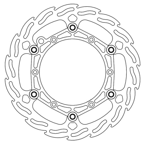 Moto-Master Husaberg 260mm Front Steel Flame Floating Disc (MM-111033)