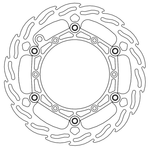 Moto-Master Beta 260mm Front Steel Flame Floating Disc RS 500 4T 2017-2024
