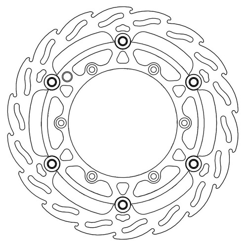 Moto-Master Husaberg 270mm Front Flame Floating Disc (MM-112083)