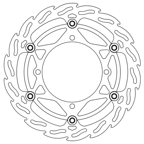 Moto-Master Suzuki 270mm Front Flame Floating Disc RMX 450 2010-2019