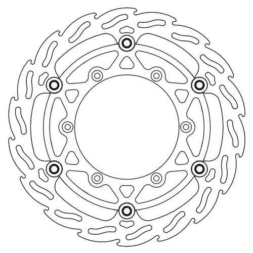 Moto-Master Kawasaki 270mm Front Flame Floating Disc (MM-112087)