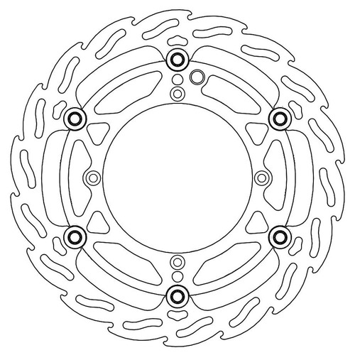 Moto-Master Husqvarna 270mm Front Flame Floating Disc (MM-112089)