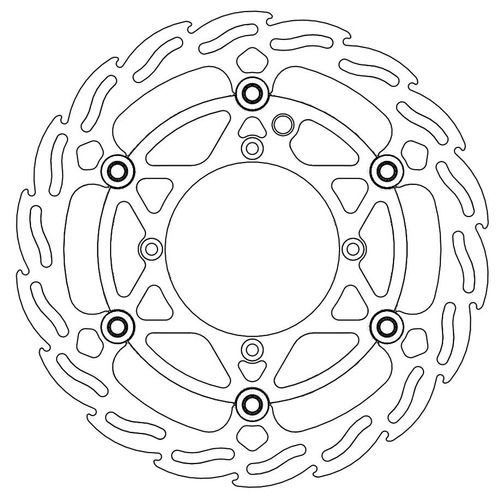 Moto-Master KTM 260mm Front Flame Floating Disc Freeride 250 R 2014-2017