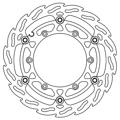 Moto-Master Beta 270mm Front Flame Floating Disc RS 350 4T 2017-2024