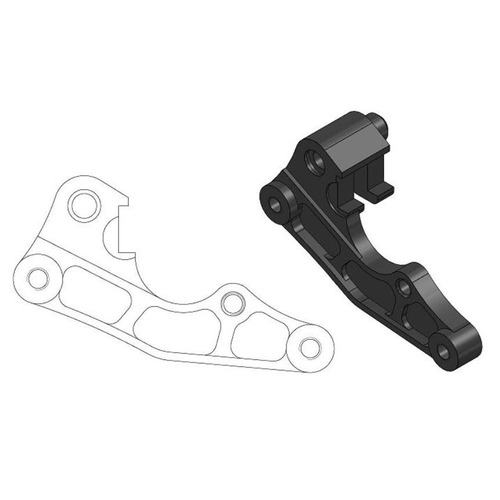 Moto-Master Yamaha 270mm Front Caliper Bracket (MM-211049)