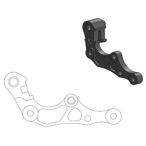 Moto-Master Gas Gas 260mm Front Caliper Bracket (MM-211124)