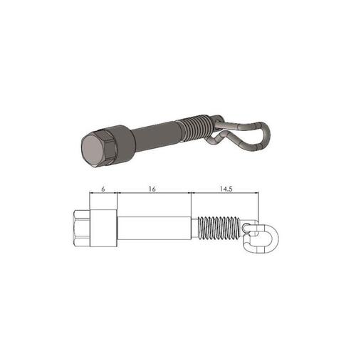 Moto-Master Husqvarna Rear Brake Pad Pins TC 50 Mini 2018-2023