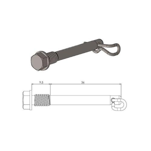 Moto-Master Husqvarna Rear Brake Pad Pins TC 85 2014-2020