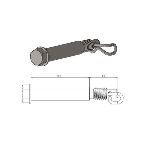 Moto-Master Husqvarna Front Brake Pad Pins TC 85 2014-2020