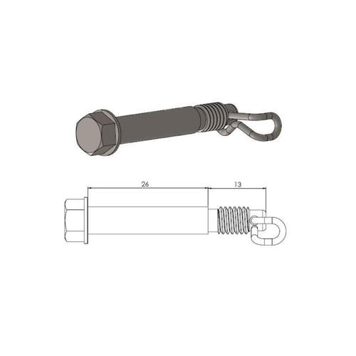 Moto-Master TM Rear Brake Pad Pins (MM-213020)