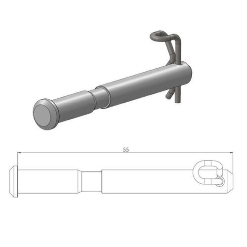 Moto-Master Husqvarna Front Brake Pad Pins TC 125 2018