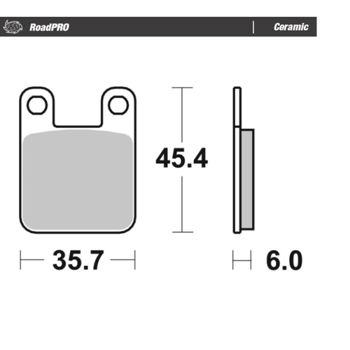 Moto-Master Aprilia Ceramic Left Front Brake Pads (MM-409504)