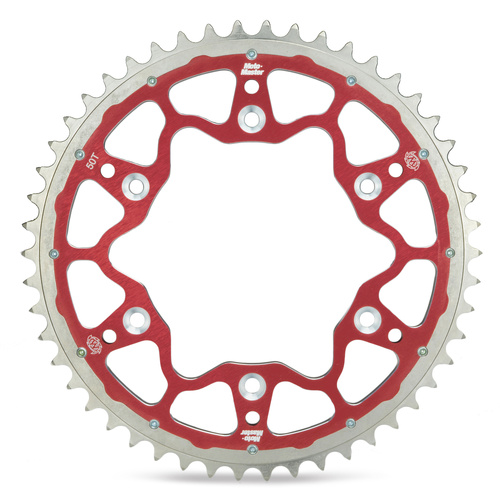 Moto-Master Suzuki DR-Z 400 S 2000-2024 (48T) Red Fusion Dual Ring Rear Sprocket