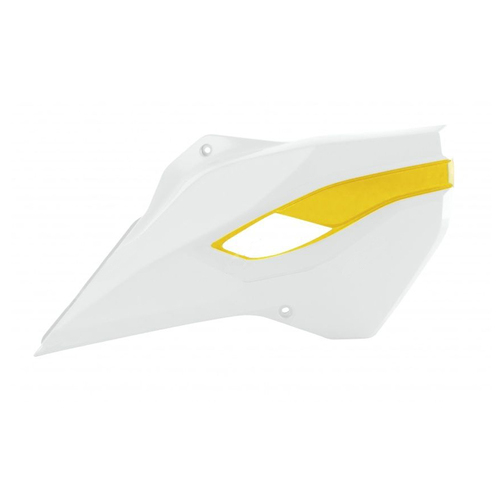 Rtech Husqvarna TC 125 2014-2015 White/Yellow Radiator Shrouds