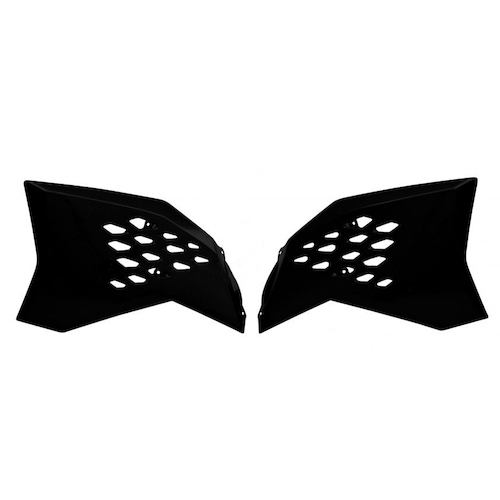 Rtech KTM 125 SX 2007-2010 Black Radiator Shrouds