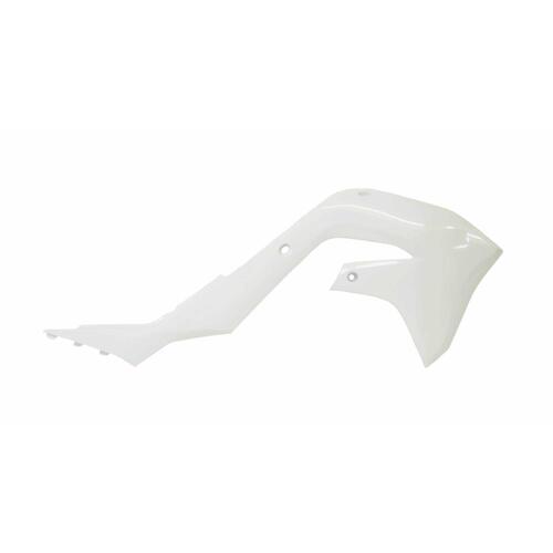 Rtech Kawasaki KX 250 F 2021-2024 White Radiator Shrouds