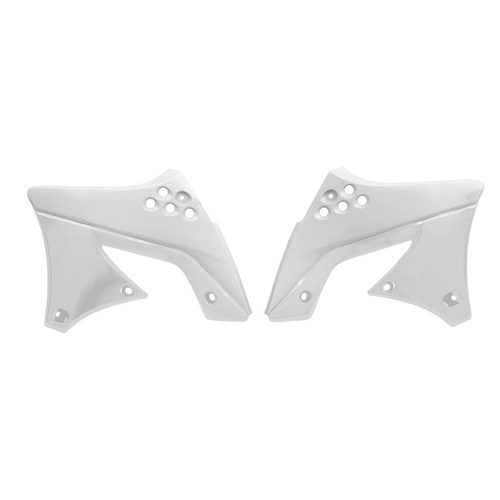 Rtech Kawasaki KX 250 F 2009-2012 White Radiator Shrouds