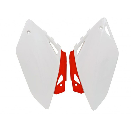 Rtech Honda CRF 450 R 2007-2008 Red/White Side Panels