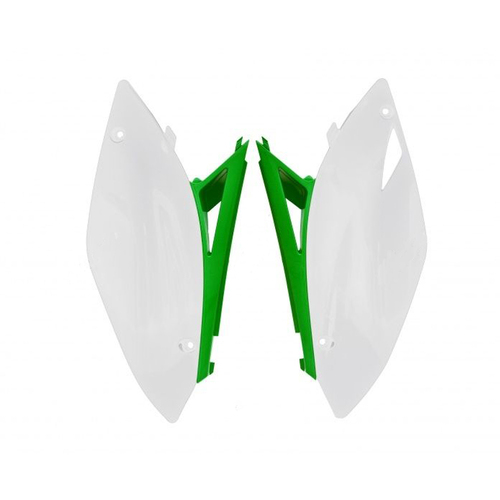 Rtech Kawasaki KX 450 F 2009-2011 Green/White Side Panels