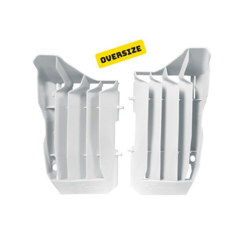 Rtech Honda White Oversized Radiator Louvers CRF 250 R 2018-2019