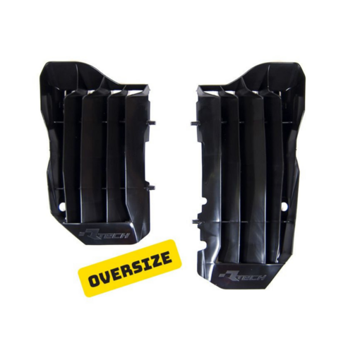 Rtech Honda Black Oversized Radiator Louvers CRF 450 RWE 2019-2020