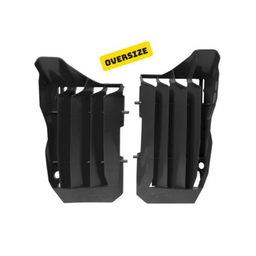 Rtech Honda Black Oversized Radiator Louvers CRF 250 R 2018-2019