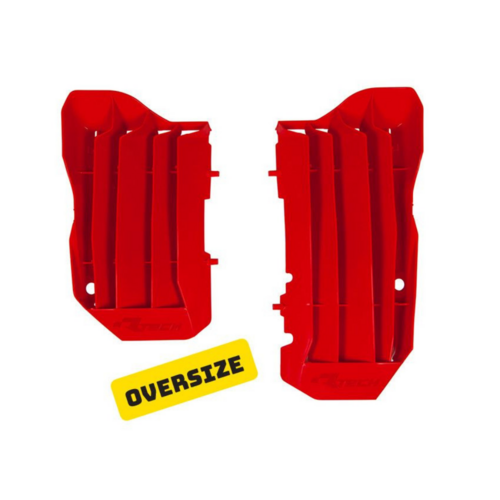 Rtech Honda Red Oversized Radiator Louvers CRF 450 R 2017-2020