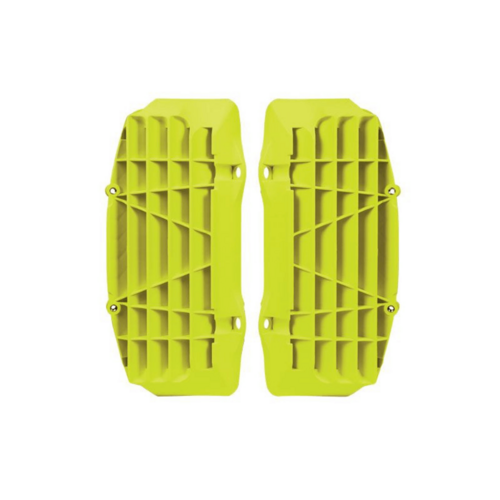 Rtech Husqvarna Neon Yellow Oversized Radiator Louvers TC 125 2016-2018