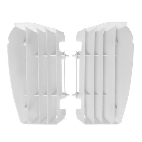 Rtech Yamaha White Oversized Radiator Louvers YZ 125 2022-2024