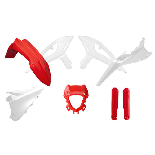 Rtech Beta RR 480 4T RACING 2025 OE Red/White Plastic Kit (6 Piece Kit)