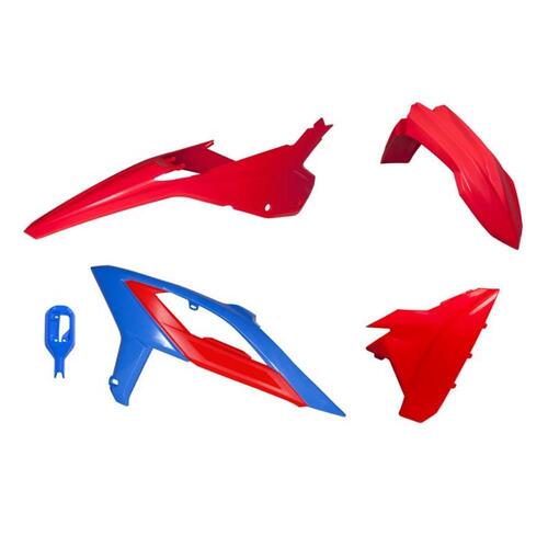 Rtech Beta Red/Blue Plastic Kit RR 125 2023