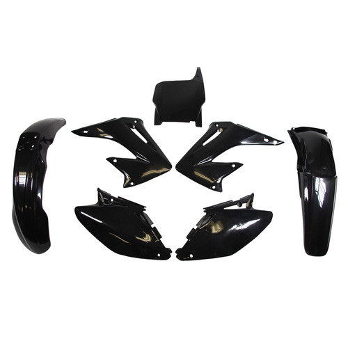 Rtech Honda Black Plastic Kit CR 125 R 2004-2007