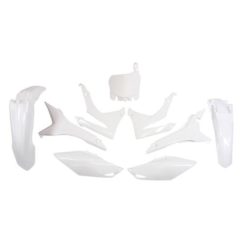 Rtech Honda White Plastic Kit CRF 450 R 2013-2016